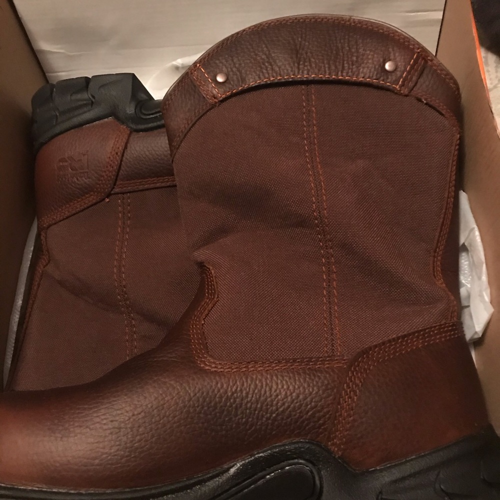 Men’s timberland pro steel toe work boots new
